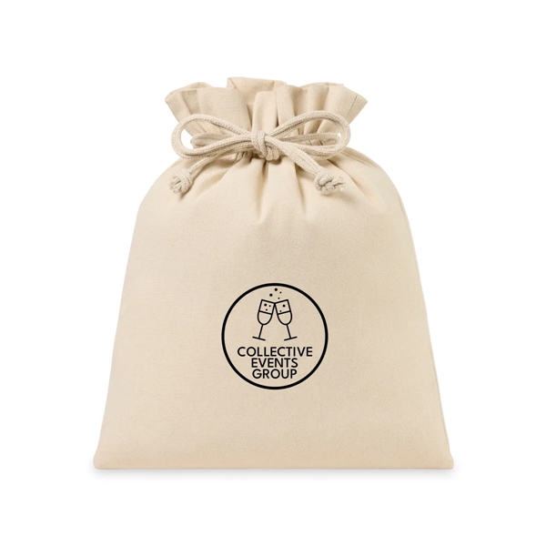 Canvas Drawstring Gift Bag - Large - Canvas Drawstring Gift Bag - Large - Image 1 of 3