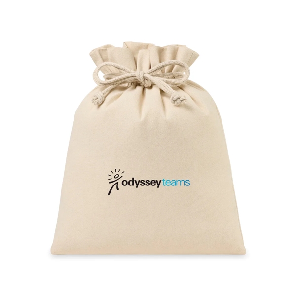 Canvas Drawstring Gift Bag - Large - Canvas Drawstring Gift Bag - Large - Image 2 of 3