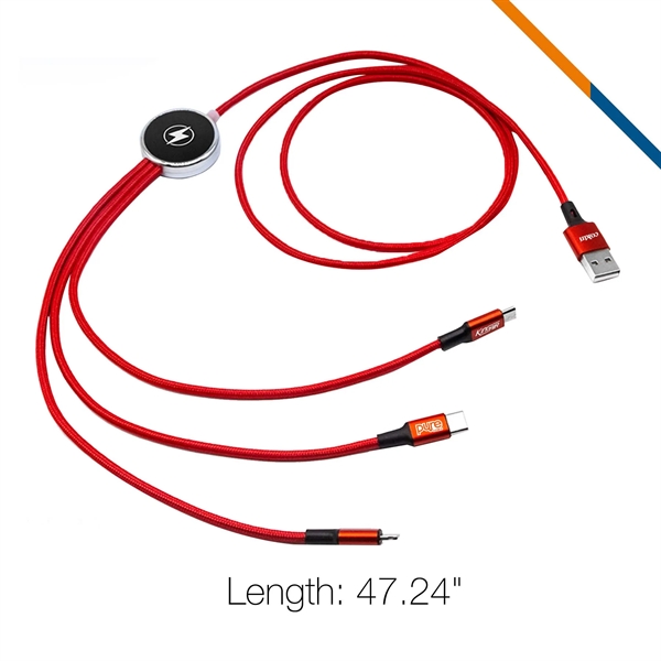 Elene 3in1 Charging Cable - Elene 3in1 Charging Cable - Image 2 of 7