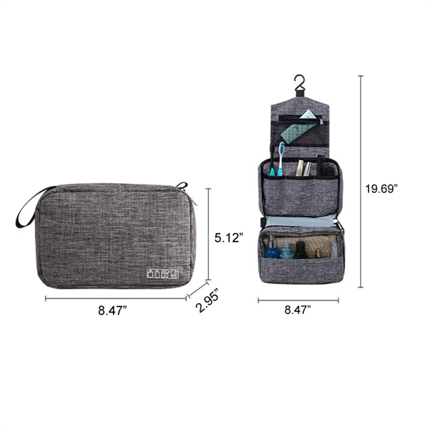 Hanging Travel Toiletry Bag for Men & Women - Hanging Travel Toiletry Bag for Men & Women - Image 1 of 3