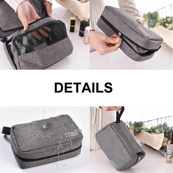 Hanging Travel Toiletry Bag for Men & Women - Hanging Travel Toiletry Bag for Men & Women - Image 3 of 3