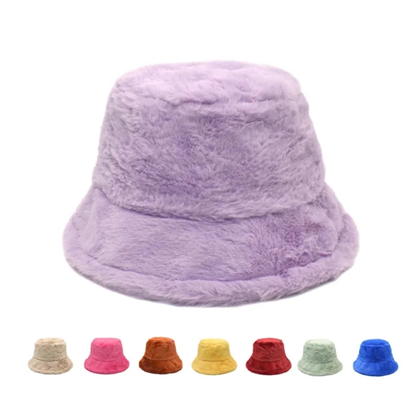 Winter Warm Fuzzy Bucket Hats for Women - Winter Warm Fuzzy Bucket Hats for Women - Image 0 of 8