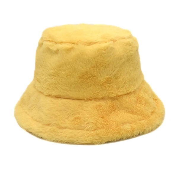 Winter Warm Fuzzy Bucket Hats for Women - Winter Warm Fuzzy Bucket Hats for Women - Image 1 of 8