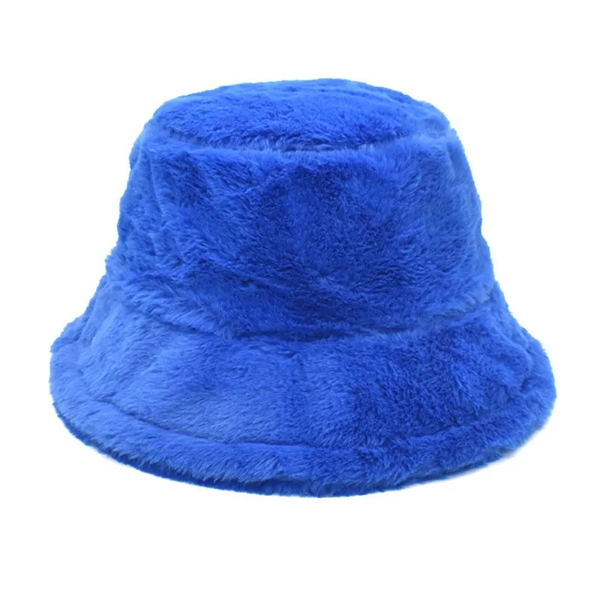 Winter Warm Fuzzy Bucket Hats for Women - Winter Warm Fuzzy Bucket Hats for Women - Image 4 of 8