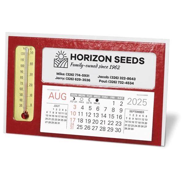 Window Thermometer Desk Calendar - Window Thermometer Desk Calendar - Image 3 of 3