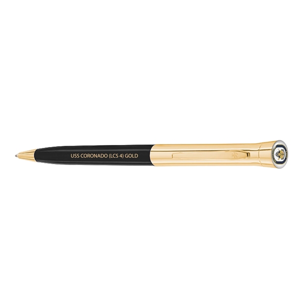 Founders - USA Dome Ballpoint Resin Barrel/Gold - Founders - USA Dome Ballpoint Resin Barrel/Gold - Image 1 of 7