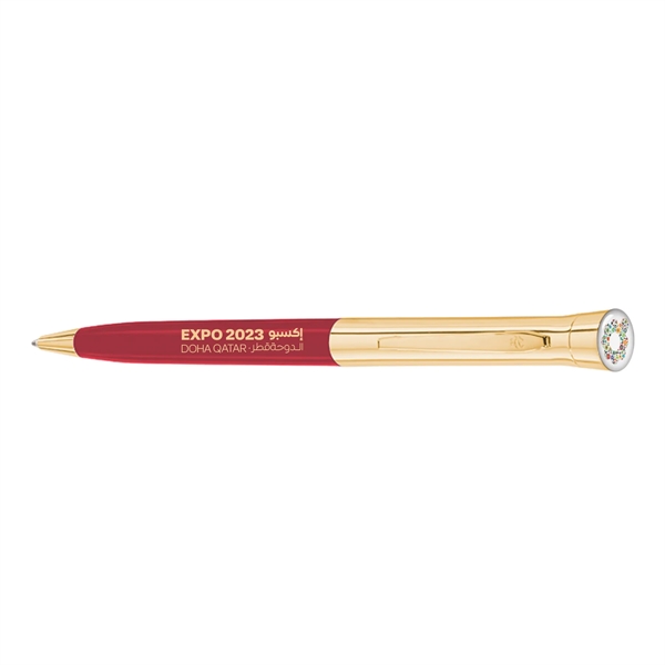 Founders - USA Dome Ballpoint Resin Barrel/Gold - Founders - USA Dome Ballpoint Resin Barrel/Gold - Image 6 of 7