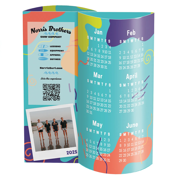 Custom Photo Wave Calendar - Custom Photo Wave Calendar - Image 0 of 1