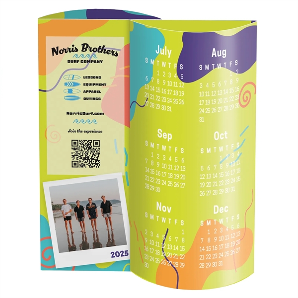 Custom Photo Wave Calendar - Custom Photo Wave Calendar - Image 1 of 1