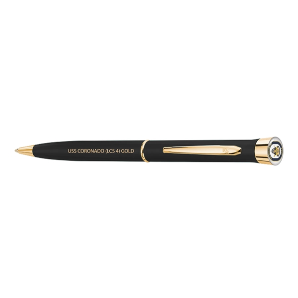 Colour - USA Dome Matte Finish Ballpoint Gold - Colour - USA Dome Matte Finish Ballpoint Gold - Image 1 of 7