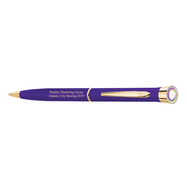 Colour - USA Dome Matte Finish Ballpoint Gold - Colour - USA Dome Matte Finish Ballpoint Gold - Image 6 of 7