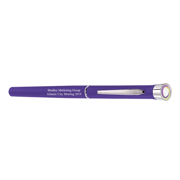 Colour Collection - USA Dome Matte Finish Chrome  Rollerball - Colour Collection - USA Dome Matte Finish Chrome  Rollerball - Image 7 of 8