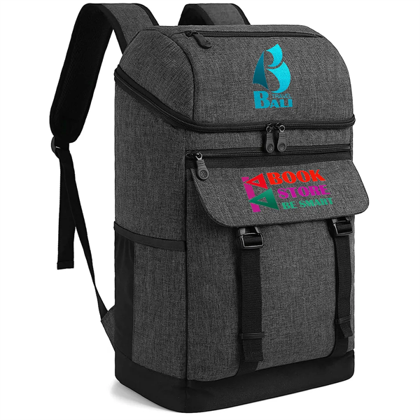 Custom Large Pockets Leakproof Insulated Cooler Backpack - Custom Large Pockets Leakproof Insulated Cooler Backpack - Image 0 of 4