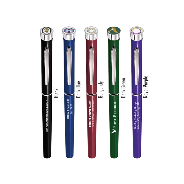 Colour Collection - USA Dome Gloss Finish Chrome Rollerball - Colour Collection - USA Dome Gloss Finish Chrome Rollerball - Image 0 of 5