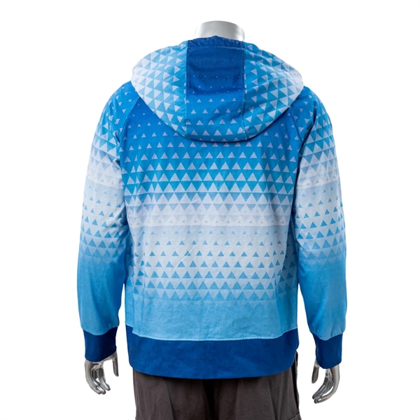 Full Color Reactive Digital Print Zipper Hoodie w/ Pocket - Full Color Reactive Digital Print Zipper Hoodie w/ Pocket - Image 3 of 3