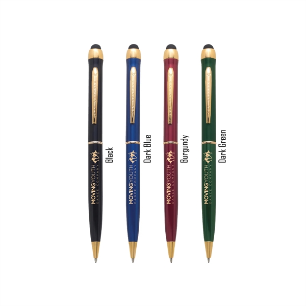 Pen Stylus - USA Made Gloss Finish Ballpoint Gold - Pen Stylus - USA Made Gloss Finish Ballpoint Gold - Image 0 of 4