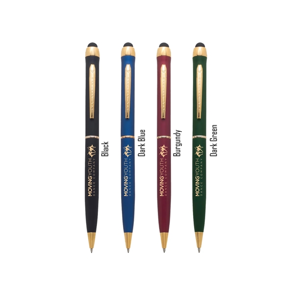 Pen Stylus - USA Made Matte Finish Ballpoint Gold - Pen Stylus - USA Made Matte Finish Ballpoint Gold - Image 0 of 4