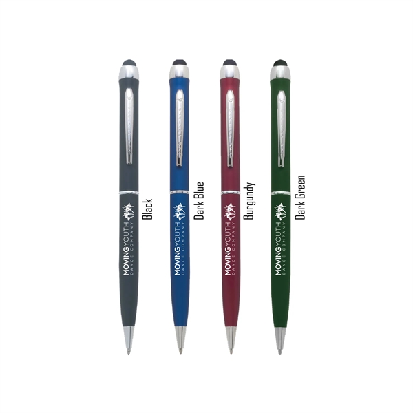 Pen Stylus - USA Made Matte Finish Ballpoint Chrome - Pen Stylus - USA Made Matte Finish Ballpoint Chrome - Image 0 of 4