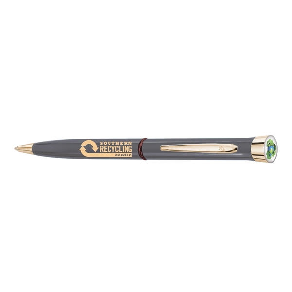 Recycled Metal - USA Made Logo Dome Gloss Ballpoint Gold - Recycled Metal - USA Made Logo Dome Gloss Ballpoint Gold - Image 5 of 5