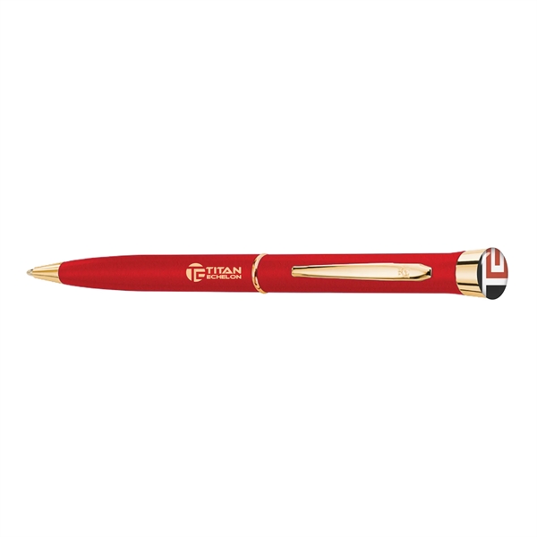 Tactical - USA Made Logo Dome Textured Finish Ballpoint Gold - Tactical - USA Made Logo Dome Textured Finish Ballpoint Gold - Image 2 of 3