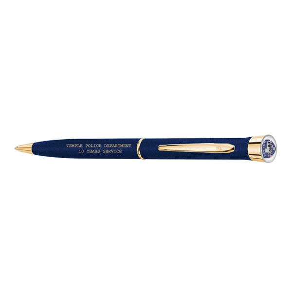 Tactical - USA Made Logo Dome Textured Finish Ballpoint Gold - Tactical - USA Made Logo Dome Textured Finish Ballpoint Gold - Image 3 of 3