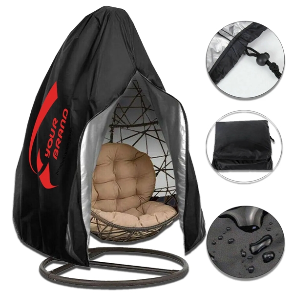 Oxford Fabric Waterproof Outdoor Hanging Egg Chair Cover - Oxford Fabric Waterproof Outdoor Hanging Egg Chair Cover - Image 0 of 4