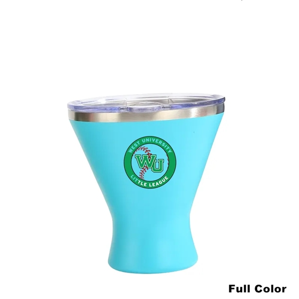 10 oz Vacuum Insulated Stainless Steel Martini Glass - 10 oz Vacuum Insulated Stainless Steel Martini Glass - Image 1 of 10