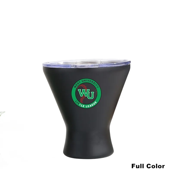 10 oz Vacuum Insulated Stainless Steel Martini Glass - 10 oz Vacuum Insulated Stainless Steel Martini Glass - Image 2 of 10