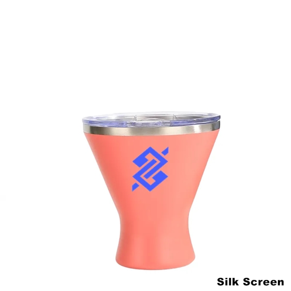 10 oz Vacuum Insulated Stainless Steel Martini Glass - 10 oz Vacuum Insulated Stainless Steel Martini Glass - Image 3 of 10