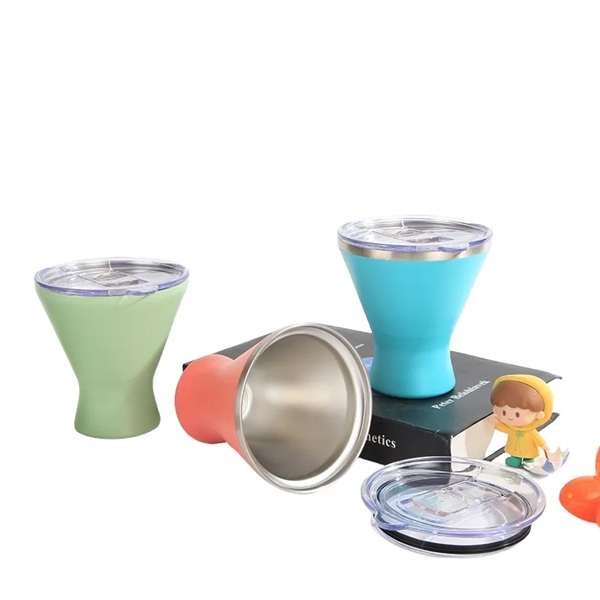 10 oz Vacuum Insulated Stainless Steel Martini Glass - 10 oz Vacuum Insulated Stainless Steel Martini Glass - Image 9 of 10
