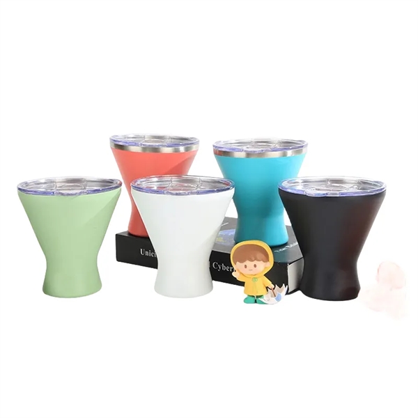 10 oz Vacuum Insulated Stainless Steel Martini Glass - 10 oz Vacuum Insulated Stainless Steel Martini Glass - Image 10 of 10