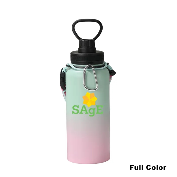 18/32/40 oz Sports Insulated Water Bottles Paracord Handle - 18/32/40 oz Sports Insulated Water Bottles Paracord Handle - Image 3 of 19