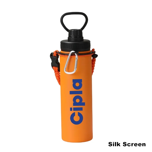 18/32/40 oz Sports Insulated Water Bottles Paracord Handle - 18/32/40 oz Sports Insulated Water Bottles Paracord Handle - Image 5 of 19