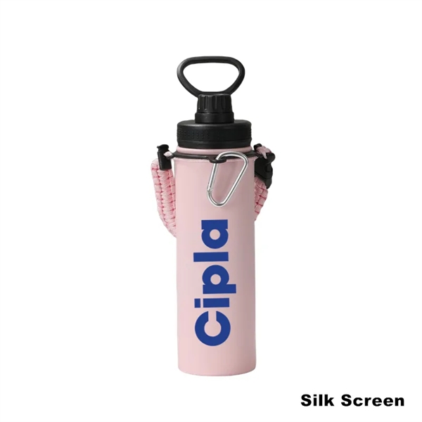 18/32/40 oz Sports Insulated Water Bottles Paracord Handle - 18/32/40 oz Sports Insulated Water Bottles Paracord Handle - Image 10 of 19