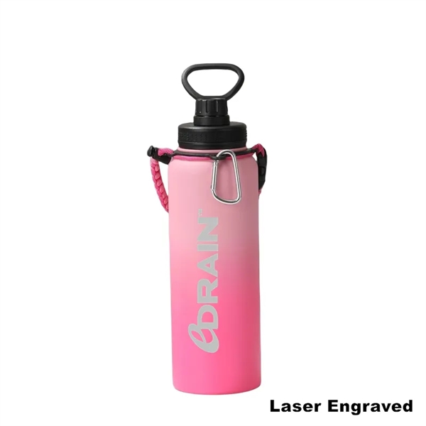 18/32/40 oz Sports Insulated Water Bottles Paracord Handle - 18/32/40 oz Sports Insulated Water Bottles Paracord Handle - Image 15 of 19