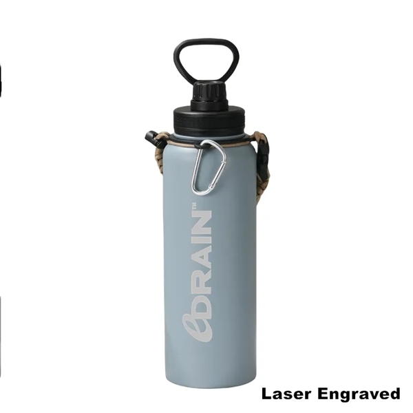 18/32/40 oz Sports Insulated Water Bottles Paracord Handle - 18/32/40 oz Sports Insulated Water Bottles Paracord Handle - Image 16 of 19