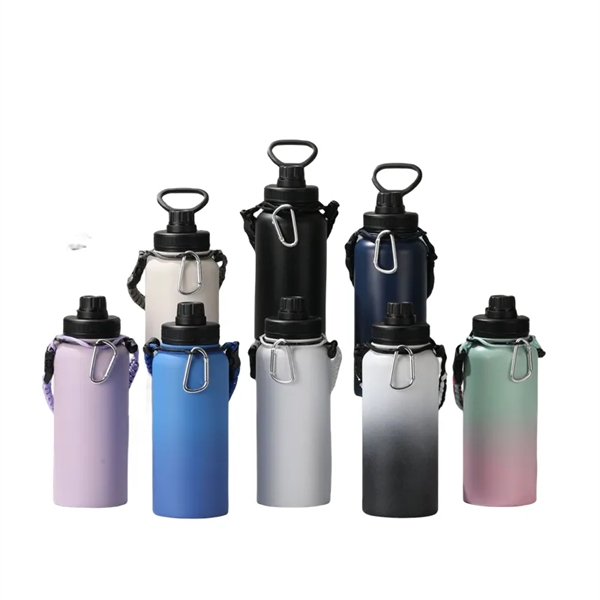 18/32/40 oz Sports Insulated Water Bottles Paracord Handle - 18/32/40 oz Sports Insulated Water Bottles Paracord Handle - Image 19 of 19