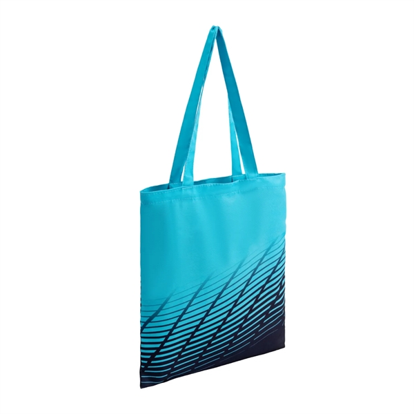 Full Color Sublimated PET Non-Woven Tote Bag (14" x 15") - Full Color Sublimated PET Non-Woven Tote Bag (14" x 15") - Image 2 of 2