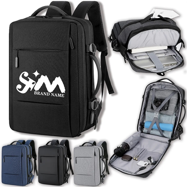 29 L Large Expandable Waterproof Business Travel Backpack - 29 L Large Expandable Waterproof Business Travel Backpack - Image 0 of 6