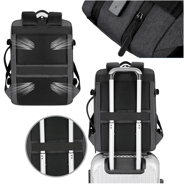 29 L Large Expandable Waterproof Business Travel Backpack - 29 L Large Expandable Waterproof Business Travel Backpack - Image 4 of 6