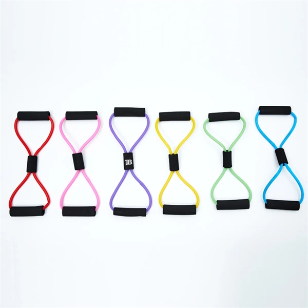 8 Shape Tube Resistance Bands Pulling Rope Elastic