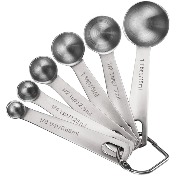 18/8 Stainless Steel Measuring Spoons Cups Set - 18/8 Stainless Steel Measuring Spoons Cups Set - Image 0 of 2