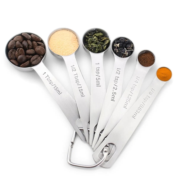 18/8 Stainless Steel Measuring Spoons Cups Set - 18/8 Stainless Steel Measuring Spoons Cups Set - Image 1 of 2