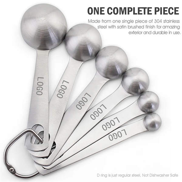 18/8 Stainless Steel Measuring Spoons Cups Set - 18/8 Stainless Steel Measuring Spoons Cups Set - Image 2 of 2