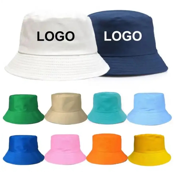 Customized Cotton Bucket Hat - Customized Cotton Bucket Hat - Image 1 of 4