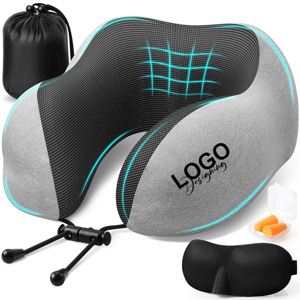 Travel Pillows with Eye Mask for Sleeping Airplane - Travel Pillows with Eye Mask for Sleeping Airplane - Image 0 of 4