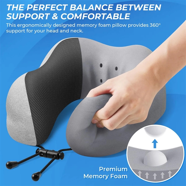 Travel Pillows with Eye Mask for Sleeping Airplane - Travel Pillows with Eye Mask for Sleeping Airplane - Image 1 of 4