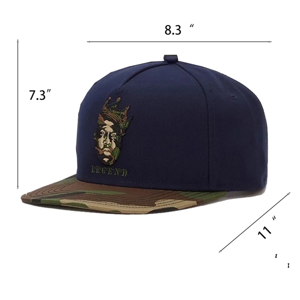 5 Pack Fashion Adjustable Comfortable Light Snapback Hat - 5 Pack Fashion Adjustable Comfortable Light Snapback Hat - Image 1 of 4