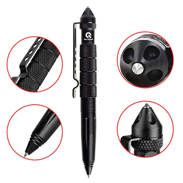 5 Pack Multifunctional Tungsten Steel Military Tactical Pen - 5 Pack Multifunctional Tungsten Steel Military Tactical Pen - Image 0 of 4