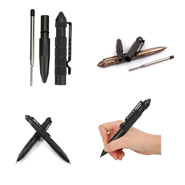 5 Pack Multifunctional Tungsten Steel Military Tactical Pen - 5 Pack Multifunctional Tungsten Steel Military Tactical Pen - Image 3 of 4